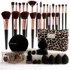 Conjunto de 47 peças de ferramentas de beleza combinação bolsa de cosméticos xiangfeng conjunto de pincéis de maquiagem esponja de maquiagem portátil para lavar viagem maquiagem