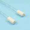 Lâmpada de Desinfecção UV de Quartzo Tubo Reto de Dois Pinos com Pontas Duplas Lâmpada de Esterilização de Gabinete Lâmpada de Esterilização por Ozônio