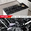 Adesivo Pattern de Mármore para Fumaça de Óleo Armário Fogão Mesa de Jantar Parede À Prova d'Água à Prova de Umidade Autoadesivo Cozinha Resistente a Altas Temperaturas à Prova de Óleo