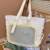 Bolsa Ita Transparente de Estilo Japonés, Nueva Tendencia, Alta Apariencia, Fresca y Dulce, para Niñas, Bolso Tote Ligero de Gran Capacidad