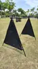 Gancho Portátil para Almacenamiento en Camping al Aire Libre Estante para Colgar Herramientas de Barbacoa de Camping Soporte para Colgar Olla Lámpara Soporte Triangular Plegable