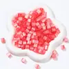 8*8 Cuentas de Colores Doradas Plateadas Cambiantes con Luz UV Color Azúcar Cubo Cambiantes Cuentas de Resina Cuentas con Forma Especial Pulsera DIY Accesorios de Joyería