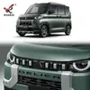 Adequado para Mitsubishi 23 Delica Mini Grelha Dianteira Modificada Acabamento Galvanizado Estrutura Decorativa Especial para Grelha Dianteira