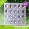 Sensación Viral de Internet 10*14mm 20 Piezas Forma de Gota de Agua Decorativos Adhesivos de Acrílico con Strass para Manualidades Infantiles