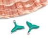 Pingente Cauda de Sereia de Aço Inoxidável que Não Desbota com Gotejamento de Óleo Acessórios de Joias Esmaltadas para Pulseira Colar DIY Material Atacado
