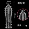Touca Usável Masculina Jiuai com Pontos Texturizados, Vibrador, Manga de Dente de Lobo, Ferramentas para Adultos, Brinquedos Sexuais para Casais