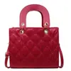 Bolsa de Ombro Cruzada Texturizada Embossada Acolchoada de Grande Capacidade, Elegante e Estilosa, Cor de Moda 2026 Color-Blocking, Luxo Leve para Mulheres