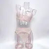 Bestseller transfronterizo: Conjunto de lencería sexy de encaje transparente con sujetador con aros, portaligas y anillos para las piernas, conjunto erótico de puro deseo