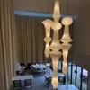 Lustre de seda Isamu Noguchi, lustre para janela de apartamento duplex estilo japonês, lustre para quarto, sala de jantar, lustre para escada de villa duplex loft