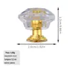 Cristal de Cor Repetida Puxador de Gaveta Diamante Puxador de Alça Transparente Porta Armário Puxador de Porta de Gaveta Puxador de Acrílico Plástico