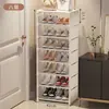 Estantería para Zapatos de Montaje Organizador de Almacenamiento Gabinete Zapatos Gabinete de Zapatos