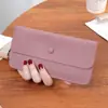 Nuevo Estilo Tejido Estilo Fragante Coreano Ins Billetera Pequeña para Mujer Corta con Múltiples Ranuras para Tarjetas Hebilla Simple Plegable Cartera para Monedas y Tarjetas