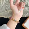 Ganhe Dinheiro. Pulseira de Citrino Natural para Mulheres Atrair Riqueza e Transferir Cristal Morango Ametista Presente Pulseira de Quartzo Rosa