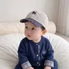 Gorro para bebé para primavera y otoño, gorra de béisbol linda estilo coreano para bebés y niños pequeños, sombrero para protección solar y contra el viento para exteriores