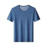 Traje Deportivo Casual para Hombre Seda de Hielo Manga Corta Verano 2024 Nuevo Pantalones Cortos Estilo Coreano Ropa de Marca de Moda Estilo Moderno