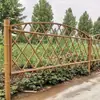 Cercado de acero inoxidable con aspecto de bambú para huertos al aire libre, parques y nuevas zonas rurales; setos de bambú artificial y vallas de bambú para patio