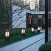 Lámpara de césped impermeable para exteriores solar lámpara de jardín comunidad de villas de jardín estilo chino nuevo moderno paisaje