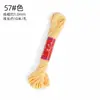 Hilo de Algodón Retorcido a Mano Estilo Xizang 10m / Pulsera de Borla Tejida a Mano con Cuentas, Cordón de Algodón No Elástico