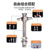 Varilla de Montaje de Cabeza Grande Tianxing Ventosa de Vacío de Silicona Soporte de Admisión Lateral de Doble Cabeza Accesorios para Brazo Robótico M10/12-L