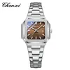 Reloj Chenxi para hombre y mujer, reloj de cuarzo, impermeable, de moda, reloj de pulsera para pareja, reloj de pareja de negocios, luminoso, impermeable, al por mayor
