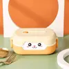 Niños y Bebés Aprenden a Comer Suplementos Alimenticios Divididos y Platos de Comida con Ventosas para Bebés Fiambreras Especiales y Juegos de Vajilla