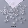32 cuentas acrílicas transparentes de 4-30 mm, para cortina, accesorios de joyería, material para bolso de cuentas hecho a mano.