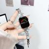 Banda de Metal para Reloj con Mariposa de Diamantes de Imitación de Epoxi Adecuada para Apple 9 10 11 Samsung Huawei 11 Fit4 Xiaomi 10 Correa de Muñeca