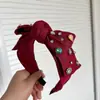 Diadema de Lazo de Diamante de Alta Calidad Accesorios para el Cabello de Tela de Alta Calidad Lujo Ligero Pedrería Diadema Superior Craneal de Alta Calidad Accesorios de Moda para el Cabello para Mujer