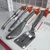 Pinzas para Barbacoa de Acero Inoxidable Pinzas para Bistec Pinzas para Barbacoa Domésticas Pinzas con Cabeza Redonda Pinzas de Cuerno Pinzas para Hielo Pinzas para Pan y Pasteles Pinzas para Alimentos