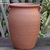 Pote Grande Queimado de Vegetais de Cerâmica Vermelha Vintage Feito à Mão Vaso de Flores Carnudas Cerâmica Grossa Pote Grande de Rosa Cerâmica Vaso Alto para Plantas Verdes Bougainvillea