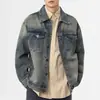 Chaqueta de Mezclilla para Hombre Marca de Moda Masculina Primavera y Otoño 2025 Nueva Primavera Talla Grande Chaqueta de Trabajo para Hombre Invierno para Hombre