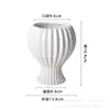 Vaso de Cerâmica Florido Porcelana Branca Criativo Simples para Plantas Verdes de Interior Vaso Presente Estilo Moderno Ins Vaso para Suculentas Presente Comercial