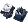 Interruptor de Barco Impermeável de 4 Pinos Kcd4 4 Pinos 2 Velocidades Slot de Cartão Duplo Preto Interruptor Basculante Impermeável 16A Interruptor Impermeável