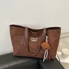 Bolsa Feminina Estilo Coreano Simples e Fashion Suede Bolsa Carteiro Bolsa Tote Feminina Estilo Literário Ins Bolso Múltiplo com Aba Bolsa de Ombro Único Transversal
