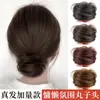 Coque de Cabelo Real para Mulheres, Realçador de Volume Capilar, Coque Fofo, Penteado de Coque Natural, Venda por Atacado de Fábrica