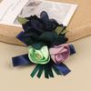 Ramo de flores al por mayor directo de fábrica, banda para el cabello con rosas, cuerda para el cabello, accesorios para el cabello, clip de novia transfronterizo, flores hechas a mano