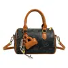 Bolso Boston Estampado de Moda y Lindo Estilo Coreano, Bolso Almohada Versátil Casual de Alta Gama y Elegante, Bolso Cruzado Diario para Viajes