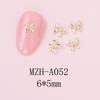 Joyería de Uñas de Lazo de Aleación Nueva Transfronteriza DIY Usar Armadura Hueca Accesorios Pequeños Joyería de Diamantes para Uñas