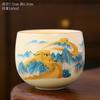 Taza de Té de Cerámica al por Mayor Taza Bogum Taza Grande para Degustación de Té Taza de Té Copa de Vino Exquisita Taza Maestra para Dama Juego de Té Taza Individual