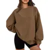 Sudaderas Sueltas Deportivas de Cuello Redondo para Hombre y Mujer, Sudaderas, Sudaderas sin Capucha, Tops Casuales de Manga Larga de Comercio Exterior para Primavera, Otoño e Invierno