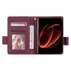 Aplicable a Funda de Cuero Duo para iPhone Teléfono Plegable Samsung Z Fold8 Billetera para Monedas Portatarjetas Soporte Funda Protectora