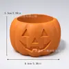 Calabaza Impresa en 3D Planta en Maceta Manualidad Jardín Patio Decoración Exterior Regalo de Halloween Adorno Pequeño de Escritorio