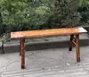 Banco Largo de Madera Maciza Taburete Taburete Alto Taburete de Tira Taburete para el Hogar Banco Largo Taburete de Madera Mesa de Comedor Taburete Largo de Tira Taburete de Ejercicio