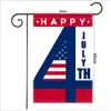 Nova Bandeira de Jardim Temu para o Dia da Independência Americana Bandeira de Pendurar Dupla Face em Linho Decoração de Pátio Bandeira de Cena para Festa de Feriado