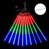 Luces de Cadena de Lluvia de Meteoros LED para Exteriores Impermeables Solares Decoración para Jardín y Árboles Luces Festivas Proyecto de Iluminación Luces de Ambiente