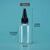 Botellas de Plástico para Mascotas con Boquilla Puntiaguda de 10 ml, 20 ml, 30 ml, 50 ml, 200 ml - Botellas Dispensadoras de Plástico