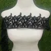 Moda Bordado de Encaje Adorno de Encaje Adorno de Encaje Adorno de Encaje Vestidos de Boda Vestidos de Noche Velos Ropa Infantil Tocados Bricolaje Negro