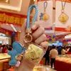 Llavero Colgante para Bolso Mazu Miaoling Zhaoying de Oro Puro 999 de Shuibeijin Regalo Festivo para Recuerdos