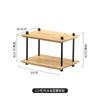 Estante de Almacenamiento Multicapa Lychee Sea Soporte para Tazas de Madera Maciza para el Hogar Estante de Exhibición de Mesa para Tocador de Dormitorio Estante de Almacenamiento de Madera