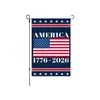 Bandera de Jardín del 250 Aniversario Americano Decoración Exterior Personalizada Arreglo de Atmósfera para el Patio Bandera de Jardín Conmemorativa Patriótica
